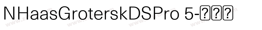 NHaasGroterskDSPro 5字体转换